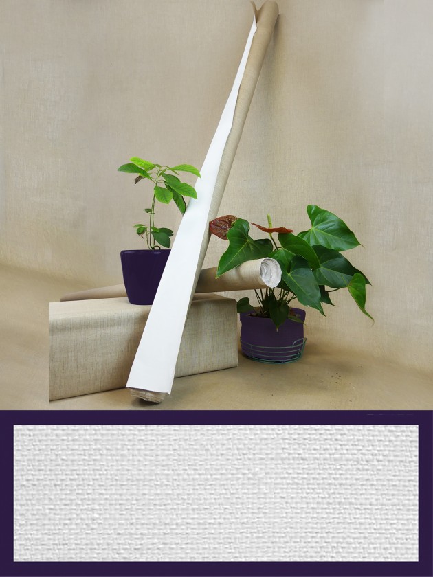 Custom-made stretched linen canvas medium grain - 450 g/m²