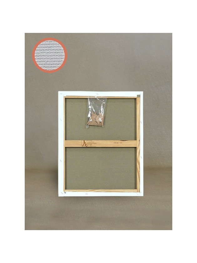 Châssis entoilé - Poly / Coton blanc