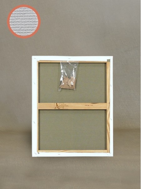 Châssis entoilé - Poly / Coton blanc