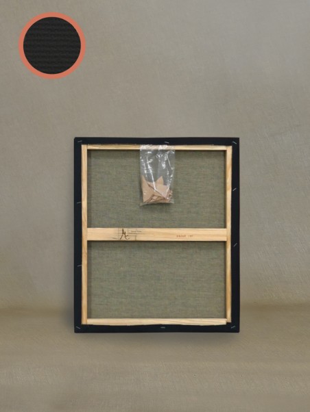 Châssis entoilé - Poly/coton noir