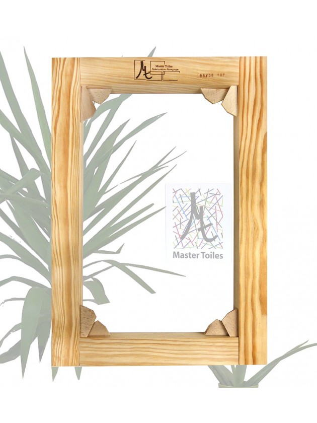 Thick canvas frame with hardwood (beech) keys