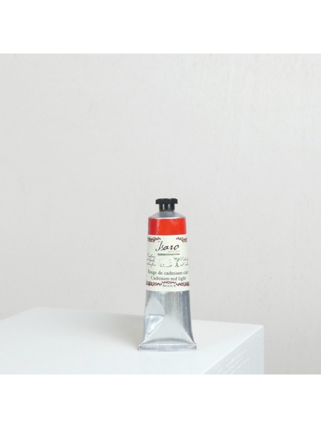 Peinture huile toile rouge-de-cadmium-clair-pr108-huile-peinture-isaro