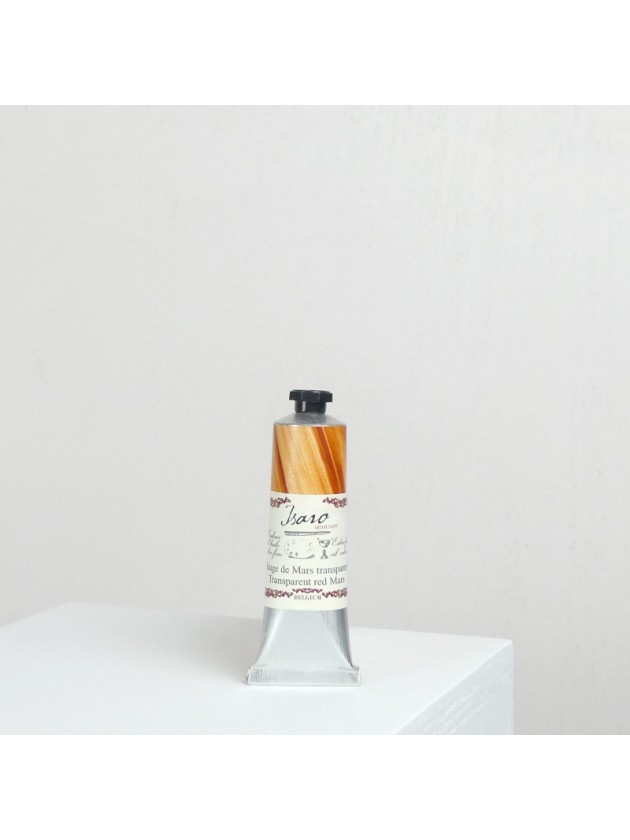 Peinture huile toile rouge-de-mars-transparent-pr101-peinture-huile-isaro