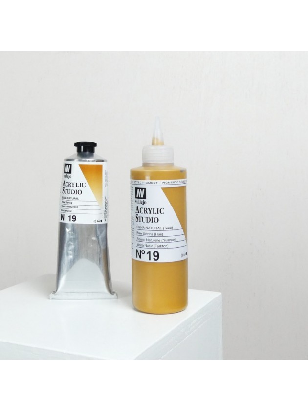 Peinture acrylique en tube pour artistes - sienne