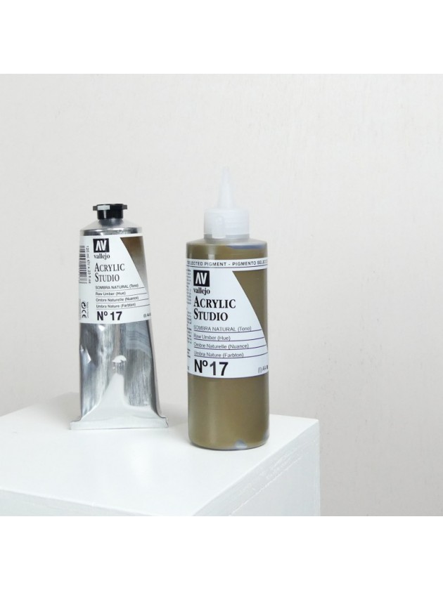 Peinture acrylique en tube pour artistes - ombre naturelle