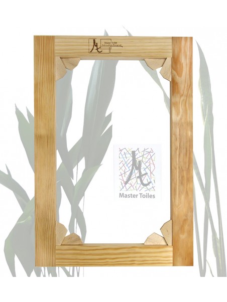 Wooden canvas frame with keys