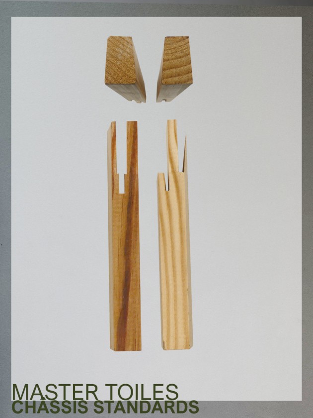 chassis en bois pour toile à peindre master toile