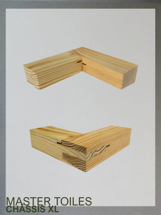 chassis en bois XL chassis 3D assemblage