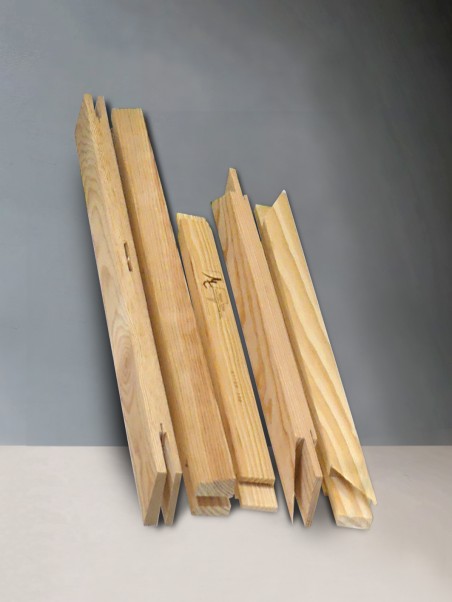 Châssis en bois nus XL épaisseur 38mm grands formats kit