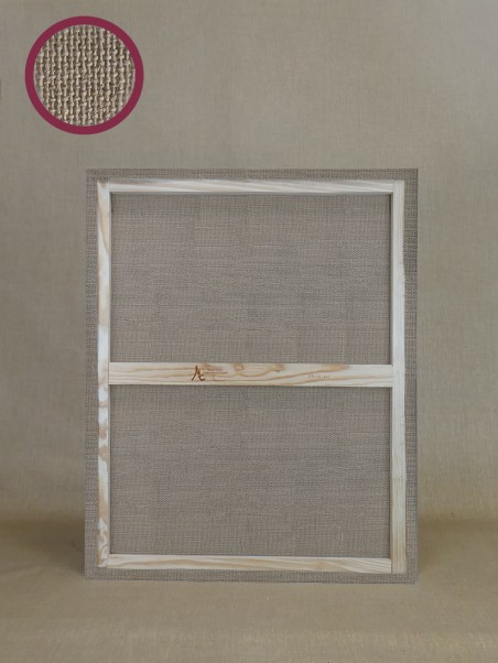 Master toiles- toiles à peindre en jute grain fort - rendu authentique - master toiles