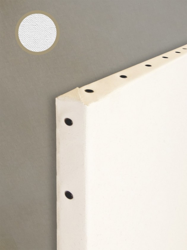 Châssis entoilé en lin grain fin 490 g/m² pour peinture