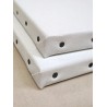 gros plan sur le grain de toile mixte lin et coton master toiles- offre spéciale