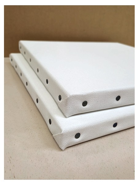 Lot carré 30 X 30 cm - Master Toiles- offre spéciale, opération limitée, chassis entoilé toile lin coton