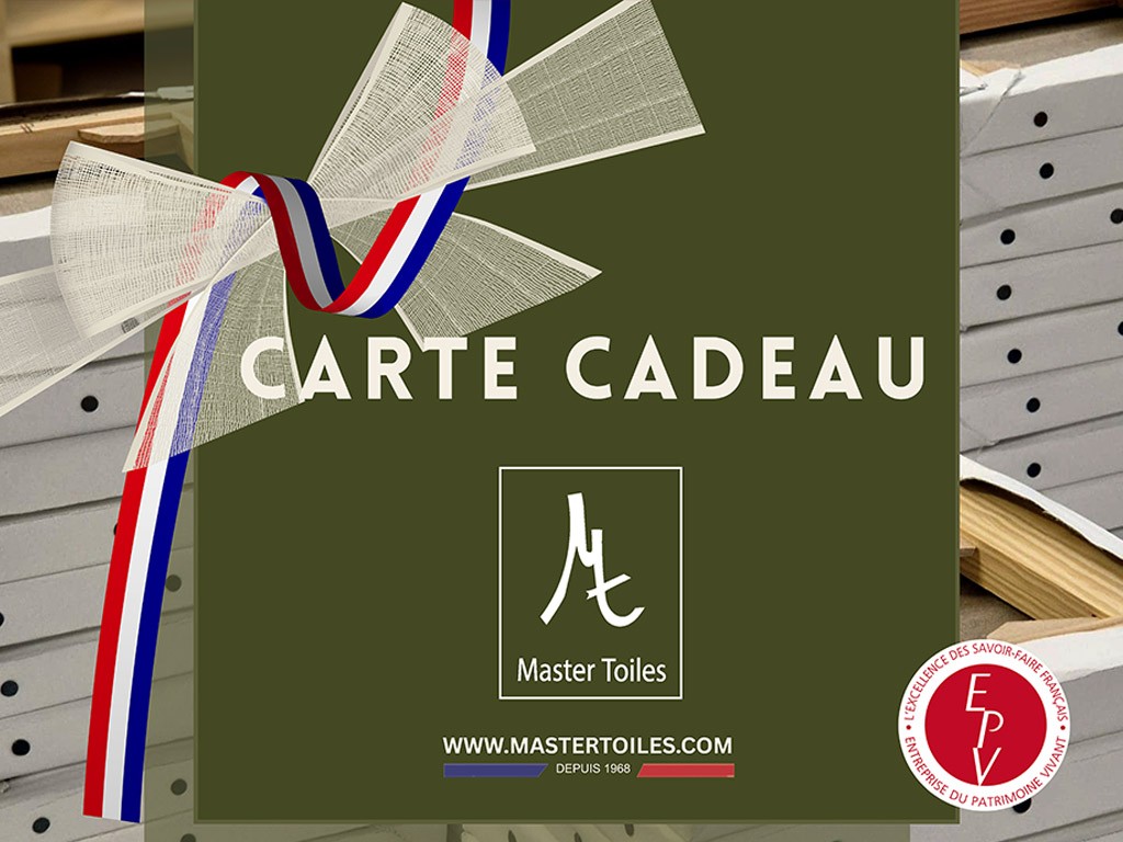 Carte Cadeau Master Toiles : Offrez la Qualité et le Savoir-Faire Français aux Artistes